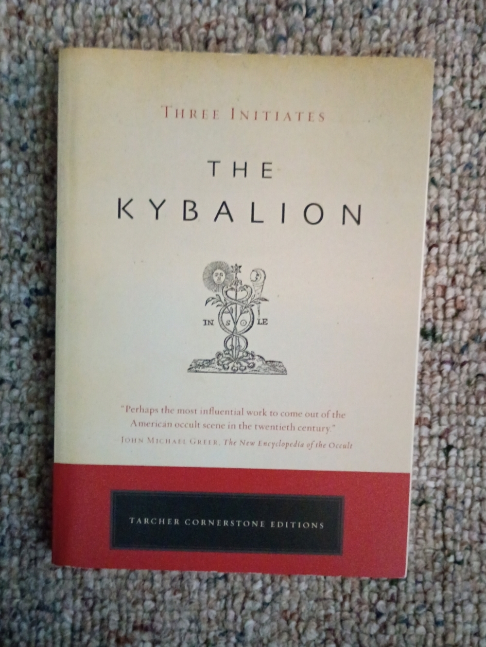 The Kybalion Book - Red and Cream Cover